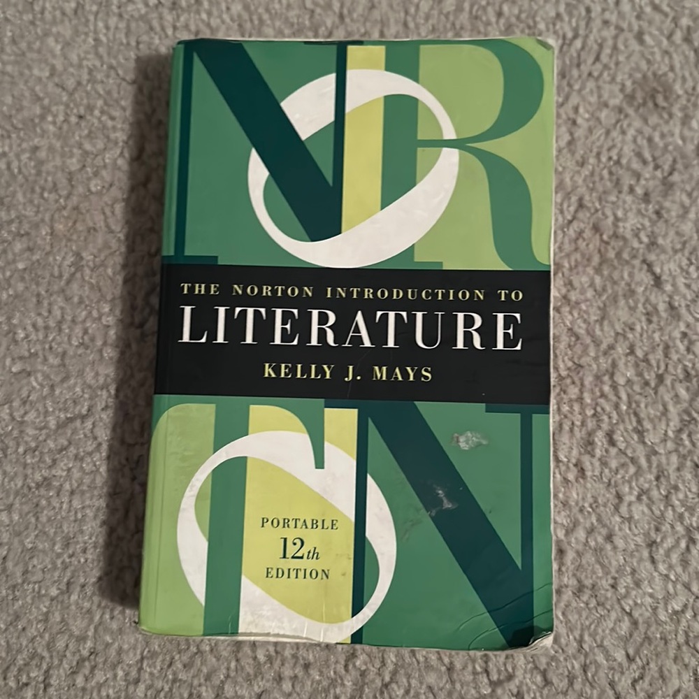 The Norton Introduction To Literature by Kelly J. Mays (12th Edition)